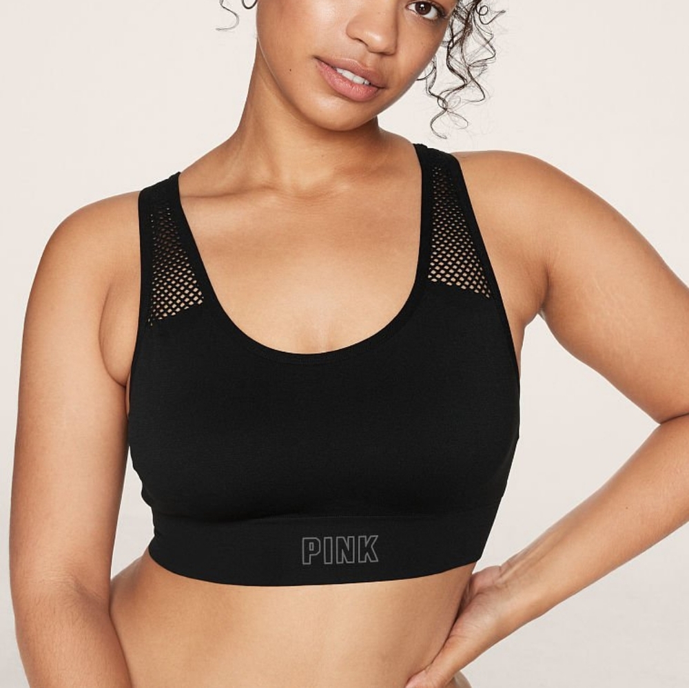 SEAMLESS LIGHTLY-LINED GYM RACERBACK SPORTS BRA